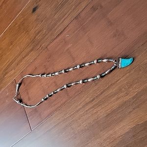 Sterling Silver and Turquoise Necklace